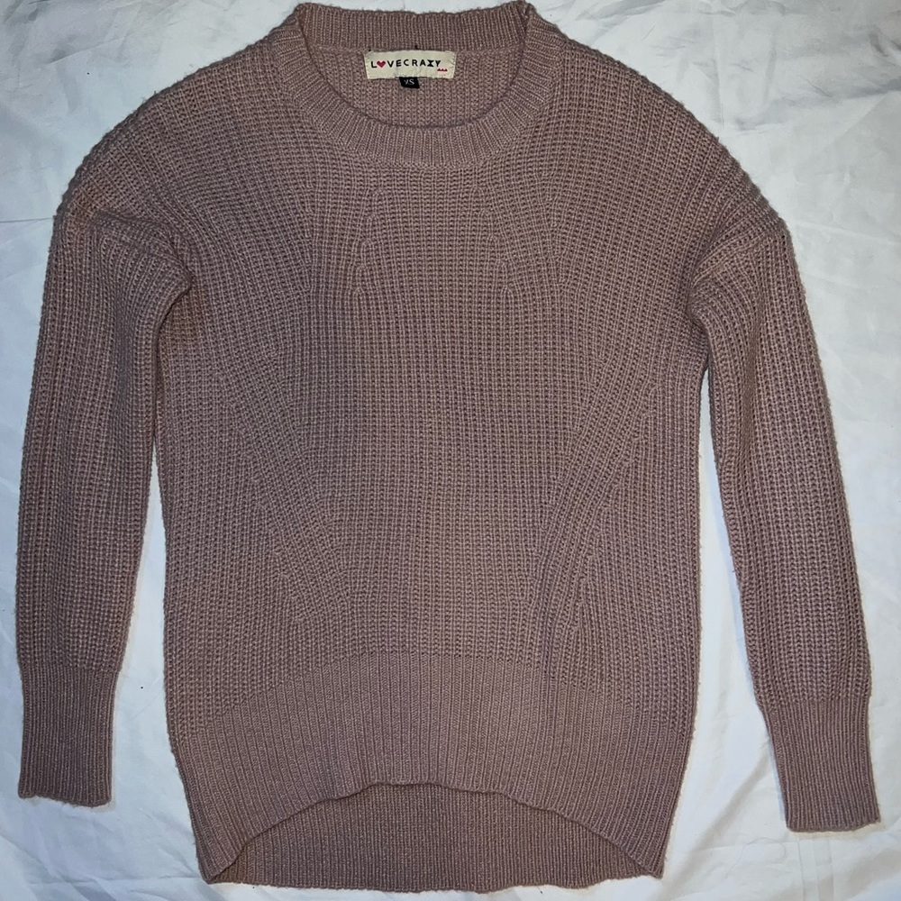 Pink Mauve Knit Sweater